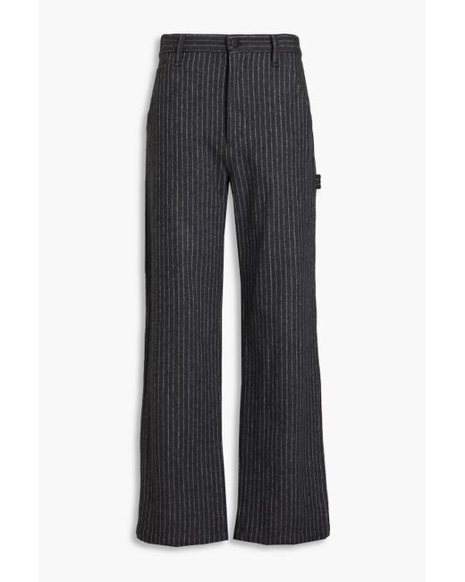 Rag & Bone Black Pinstriped Wool-blend Tweed Cargo Pants