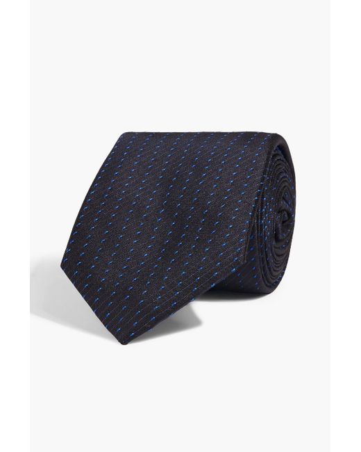 Louis Vuitton Monogram Classic Tie Navy Silk