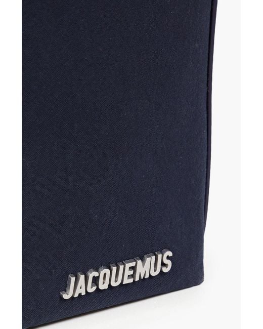 Jacquemus Blue Le Giardino Canvas And Leather Belt Bag for men