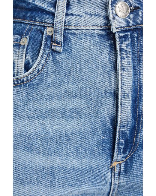 Rag & Bone Blue Porter High-rise Straight-leg Jeans