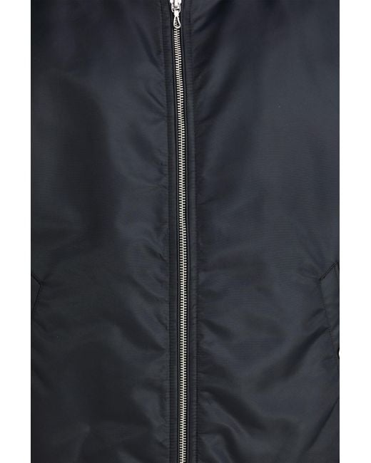 Rag & Bone Black Manston Shell Bomber Jacket for men