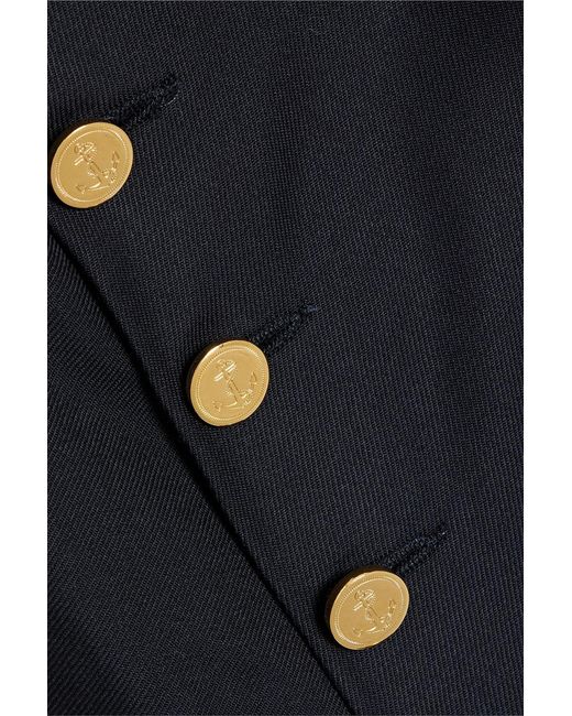 Thom Browne Blue Wool-Twill Culottes