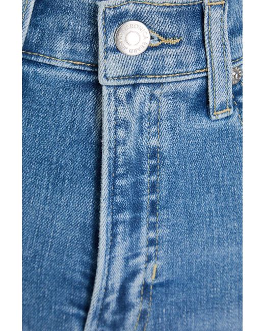 Veronica Beard Blue Beverly High-rise Flared Jeans