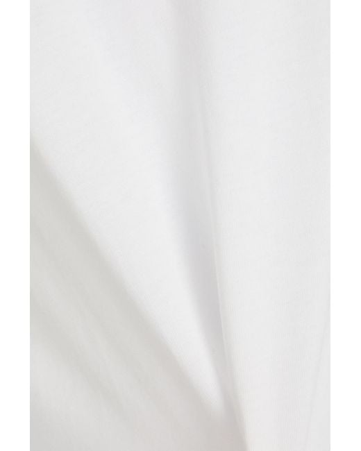 Totême White Stretch-jersey Top