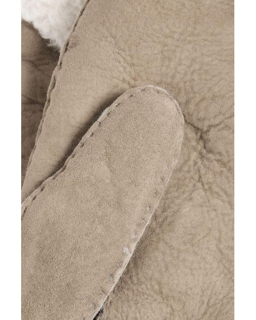Isabel Marant Natural Shearling Mittens