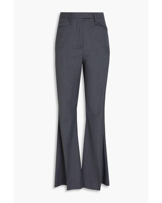 REMAIN Birger Christensen Blue Twill Flared Pants