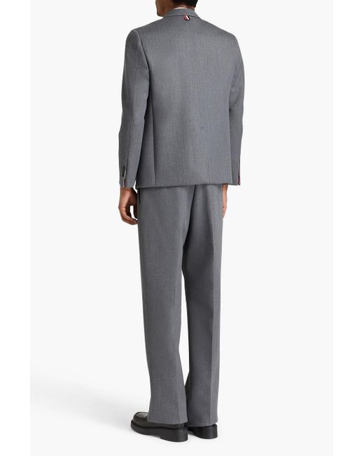 Thom Browne Gray Wool-twill Blazer for men