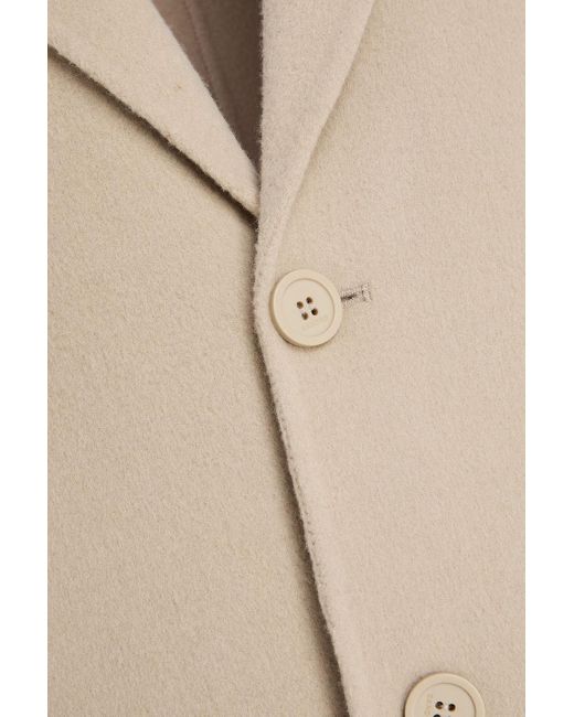 Sandro Natural Wool Coat for men
