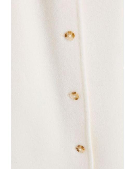 Loulou de Saison White Martil Wool And Cashmere-Blend Coat