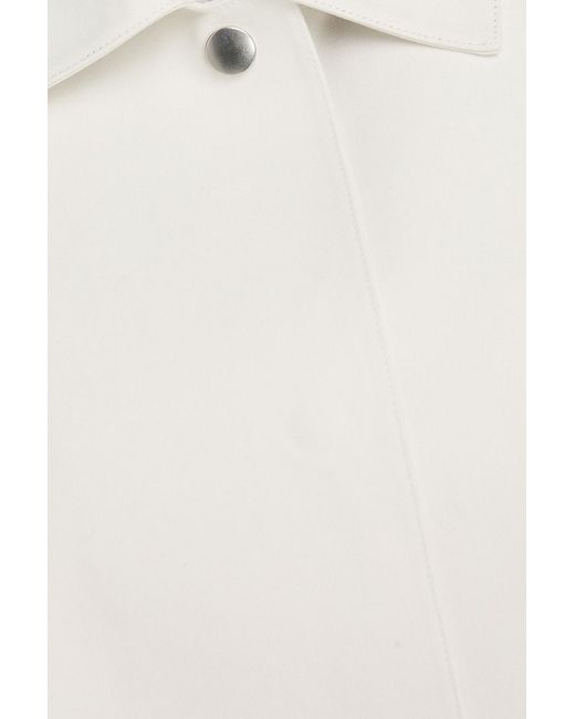 Jil Sander White Cotton Jacket