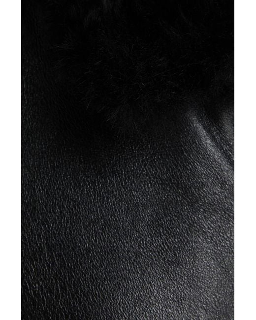 IRO Black Shearling Vest