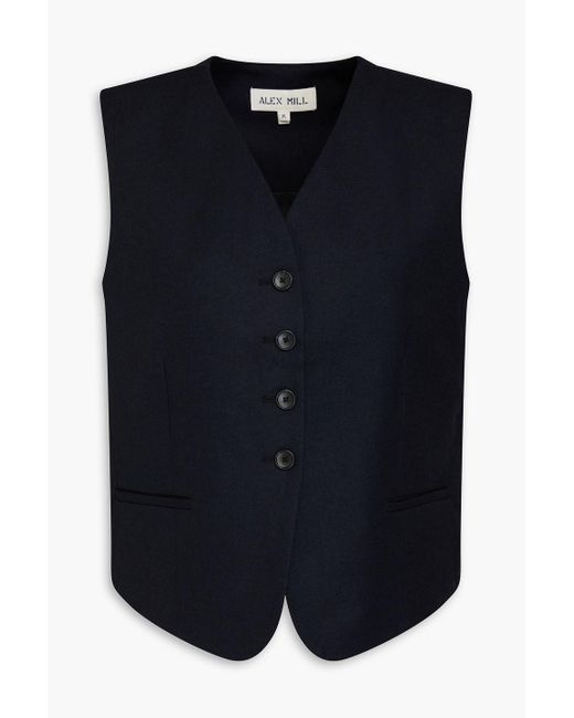 Alex Mill Blue Soho Flannel Vest