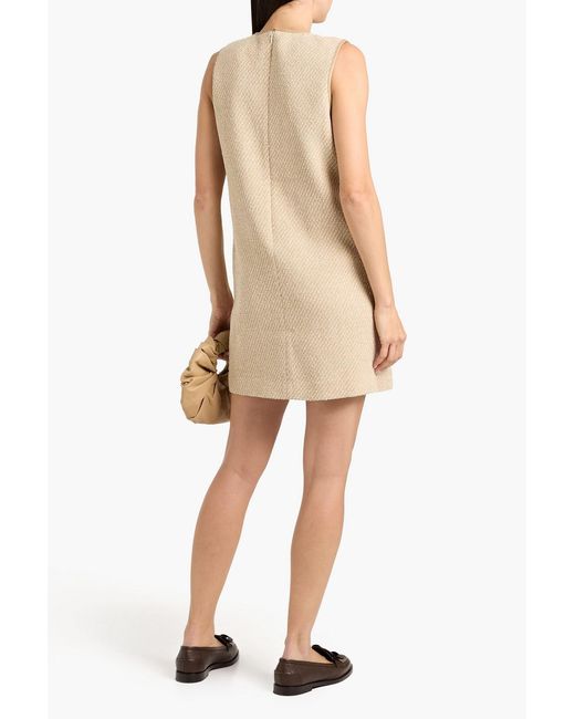 Rag & Bone Natural Frances Cotton-Blend Tweed Mini Dress