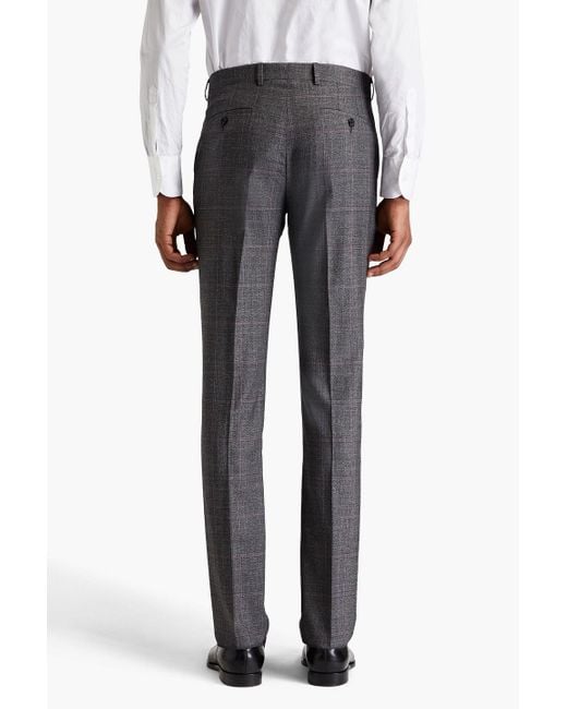 Paul Smith Blue Slim-fit Checked Wool Suit for men