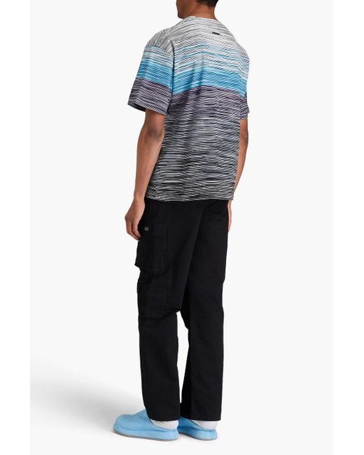 MISSONI★素敵！Space-dyed cotton-jersey T-shirt MISSONI Space-dyed cotton-jersey T-shirt | THE OUTNET