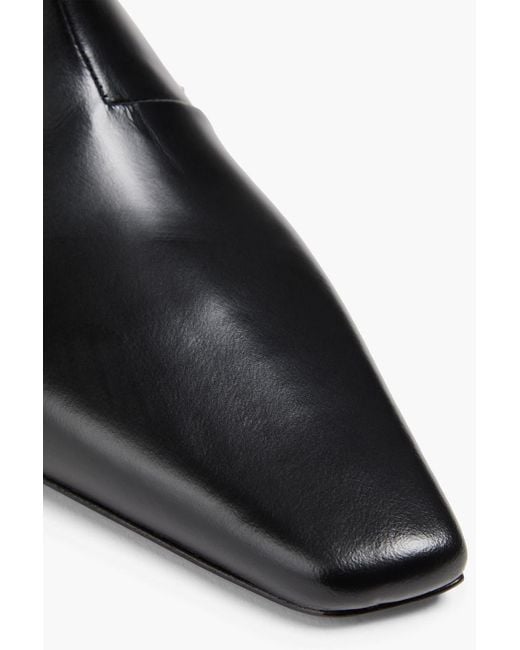 Loulou de Saison Black Lirone Glossed-leather Boots