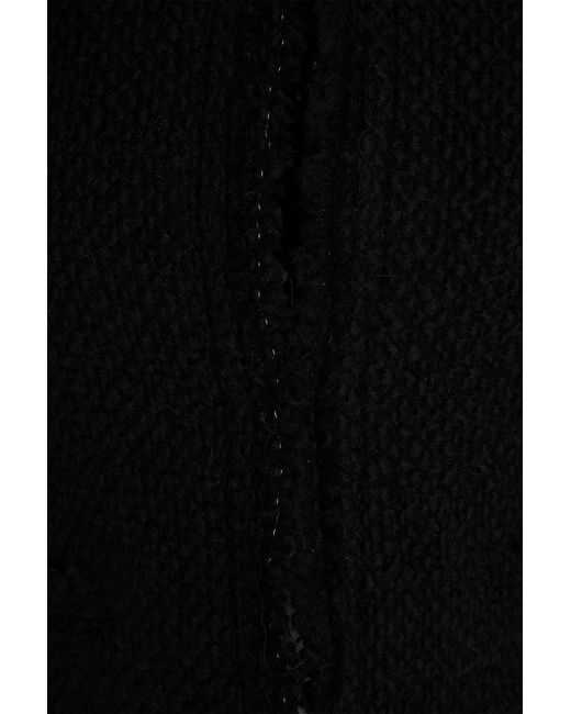Isabel Marant Black Wool-blend Bouclé Jacket