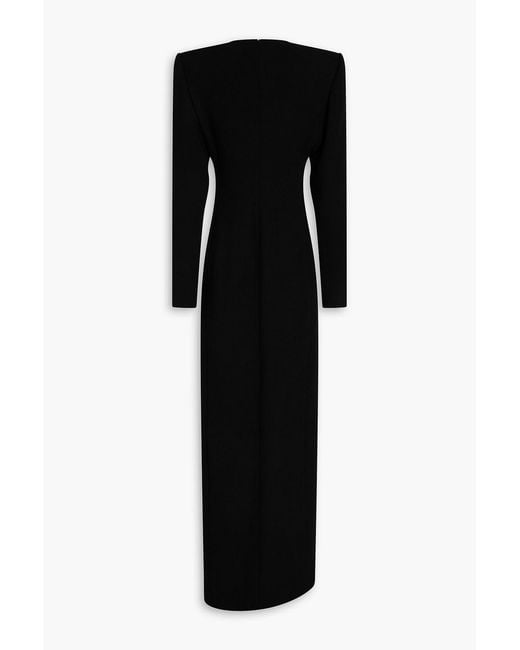 Wardrobe NYC Black Crepe Maxi Dress