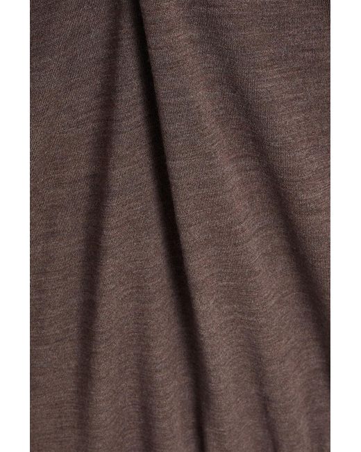 Theory Brown Wool Top