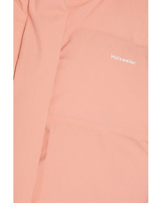 Holzweiler Pink besseggen Quilted Shell Hooded Down Jacket