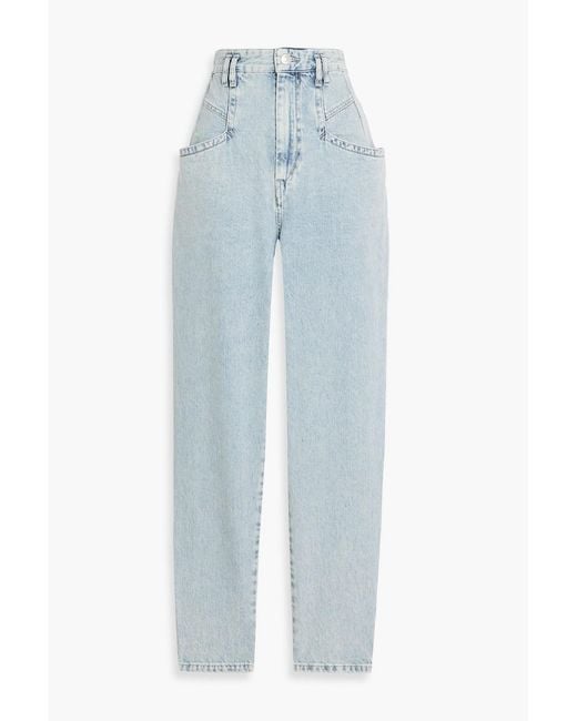 Isabel Marant Blue Padeloisasr High-Rise Tapered Jeans