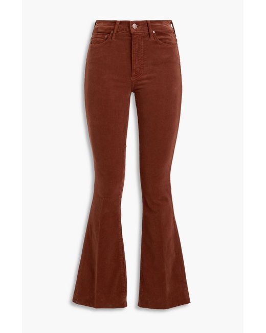 Mother Brown The weekender schlaghose aus cord aus einer baumwollmischung
