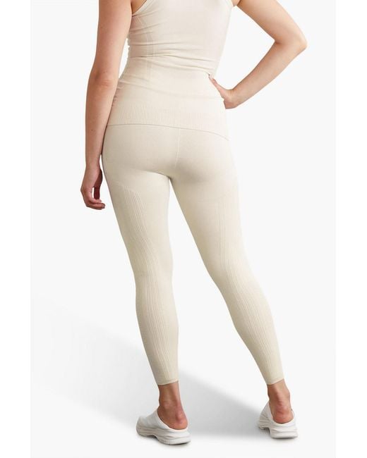 AZ FACTORY White Mybody leggings aus stretch-strick