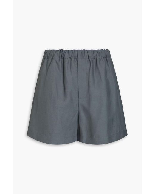Loulou de Saison Blue Seto Twill Shorts