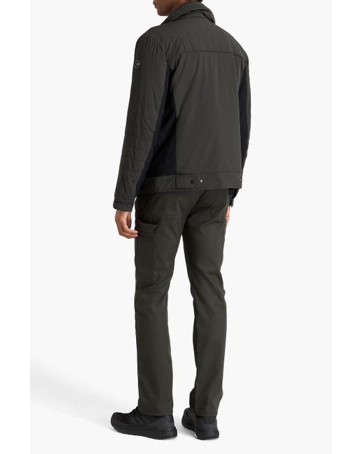 Fusalp Pascal jacke aus gestepptem shell mit scuba-einsätzen in Black für Herren