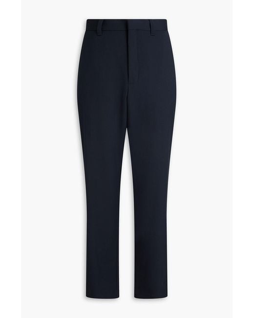 Sandro Blue Wool-Twill Pants for men