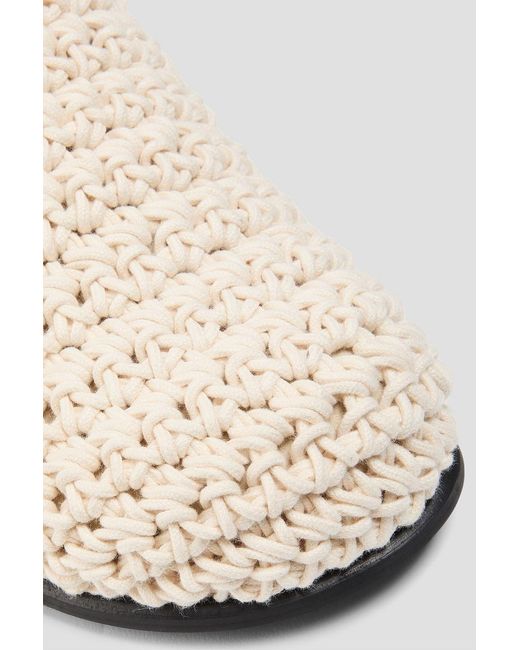 J.W. Anderson Natural Crochet Loafers