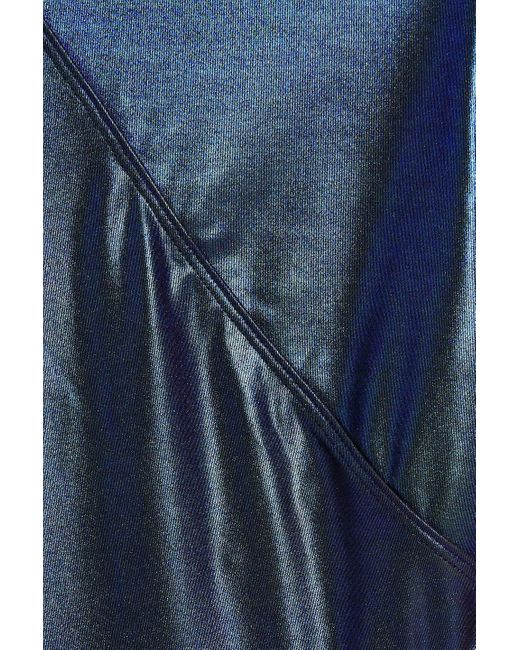 Rick Owens Blue Iridescent-effect Swimsuit