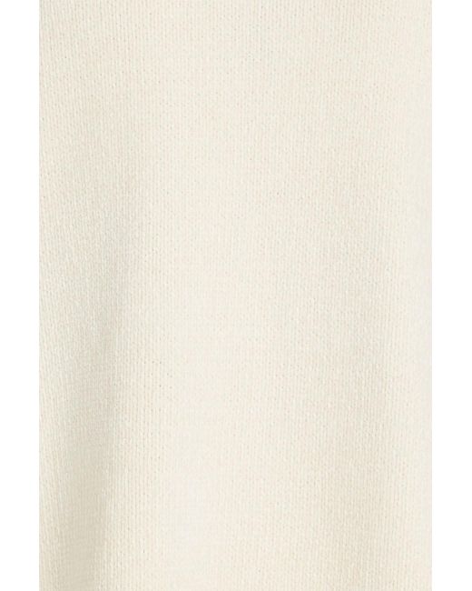 Loulou de Saison Natural Rava Silk-chenille Sweater