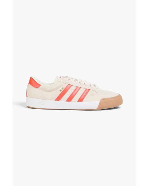 Adidas Originals Pink Nora Suede Sneakers for men
