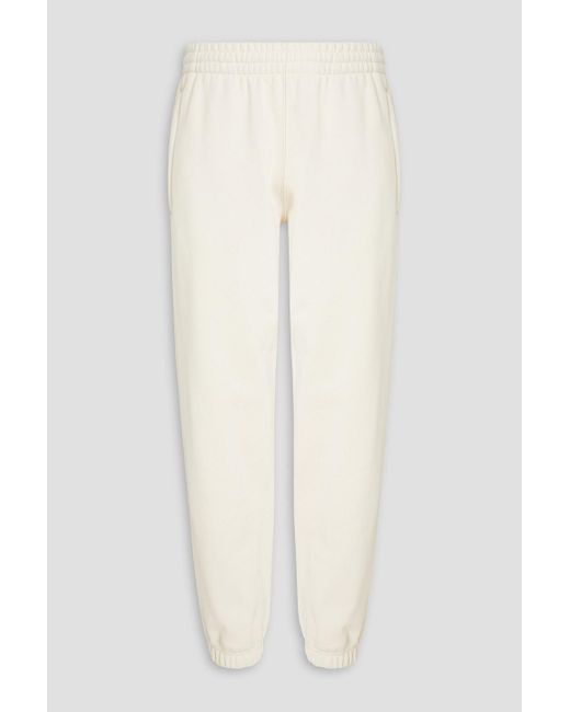 Adidas Originals White French Cotton-terry Drawstring Sweatpants for men