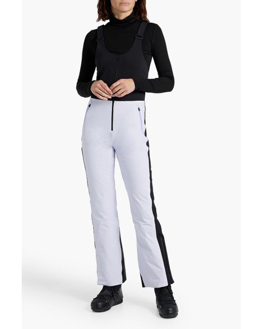 Aztech Mountain White Top To Bottom Two-tone Ski Salopettes