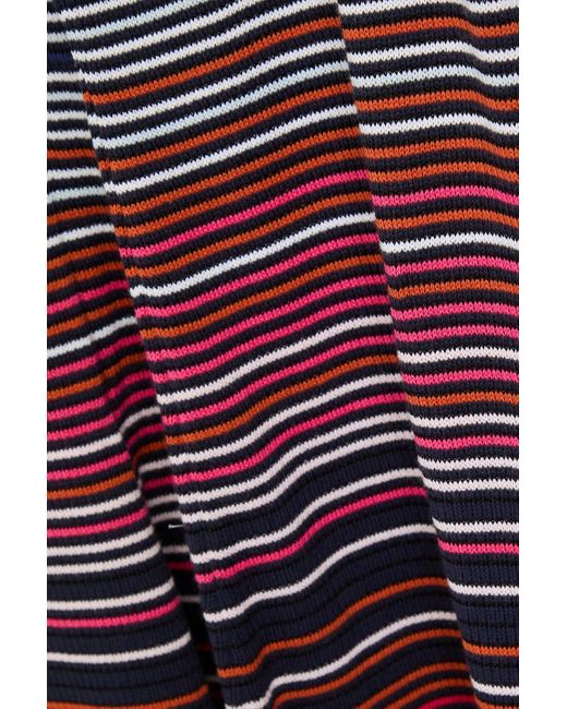Missoni Striped Cotton-blend Flared Pants