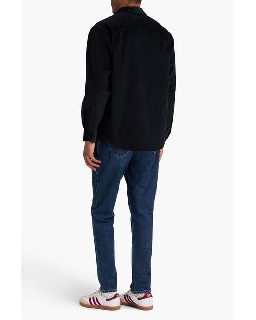 Rag & Bone Black Mateo Cotton-corduroy Shirt for men