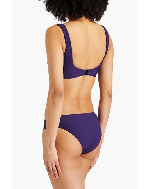 Bondi Born Purple Ellie Underwired Bikini Top