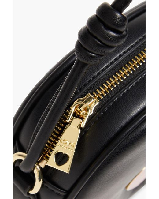 Love Moschino Black Padded Faux Leather Cross-body Bag
