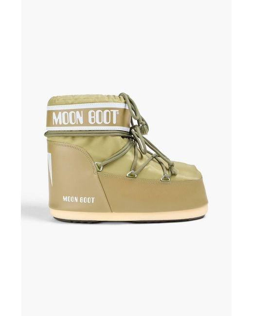 Moon Boot Natural Printed Shell Snow Boots