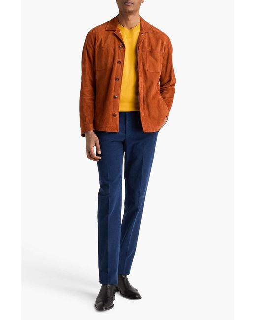 Slowear Brown Suede Jacket for men