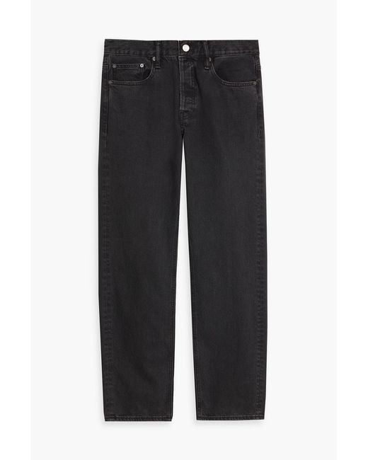 FRAME Black The Straight Denim Jeans for men