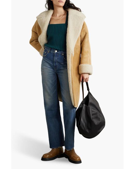 Mara Hoffman Green Jocelyn Ribbed Cotton-blend Sweater