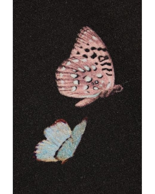 Rag & Bone Black Printed Pima Cotton-Jersey T-Shirt