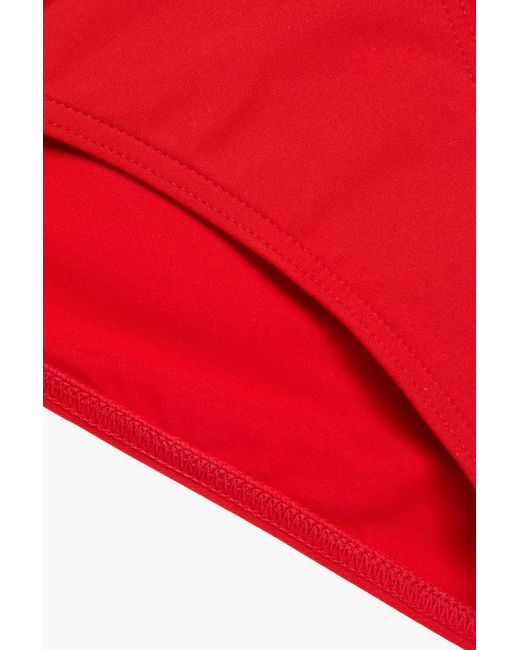 Zimmermann Red Low-Rise Bikini Briefs