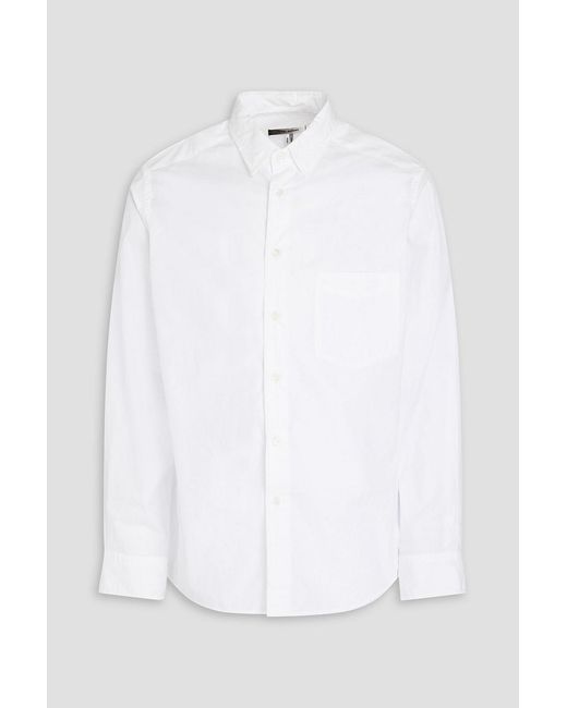 Isabel Marant White Cotton-poplin Shirt for men