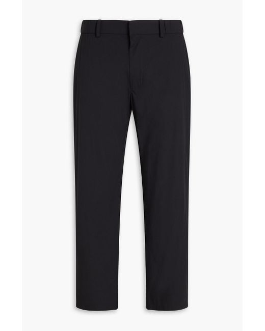 Emporio Armani Blue Tapered Stretch-shell Pants for men