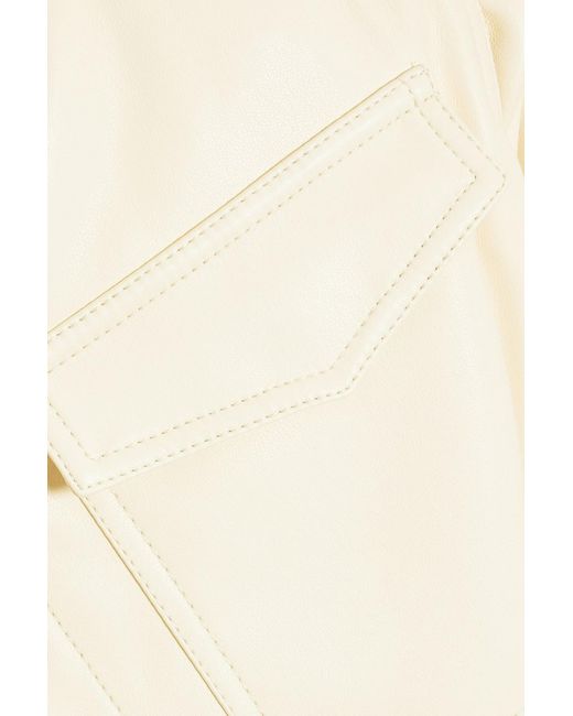 Jonathan Simkhai Natural Marbella Cropped Jacket
