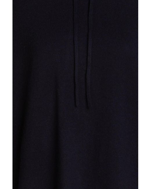 Chinti & Parker Blue Striped Wool And Cashmere-blend Hoodie